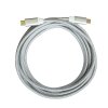 Cable USB-C a USB-C 3.1 10Gbps 3mts Conector Metálico Blanco