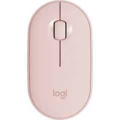 Mouse Logitech Pebble M350 1000dpi 3 Botones Rosa