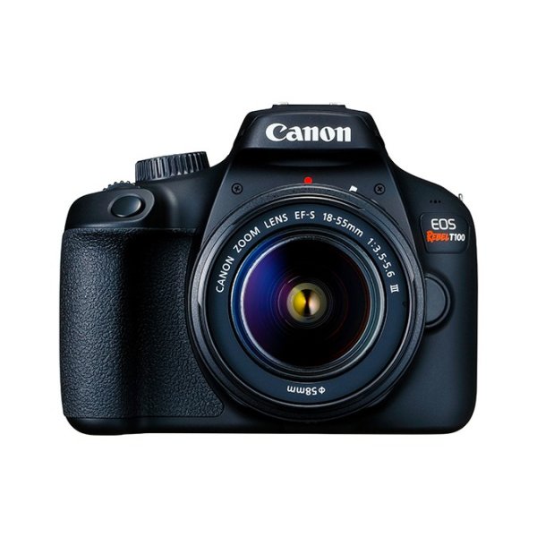 Camara Canon EOS Rebel T100 EF-S 18-55mm f/3.5-5.6 III