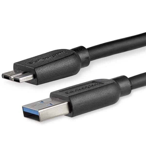 Cable Startech Micro USB 3.0 Delgado de 2mts