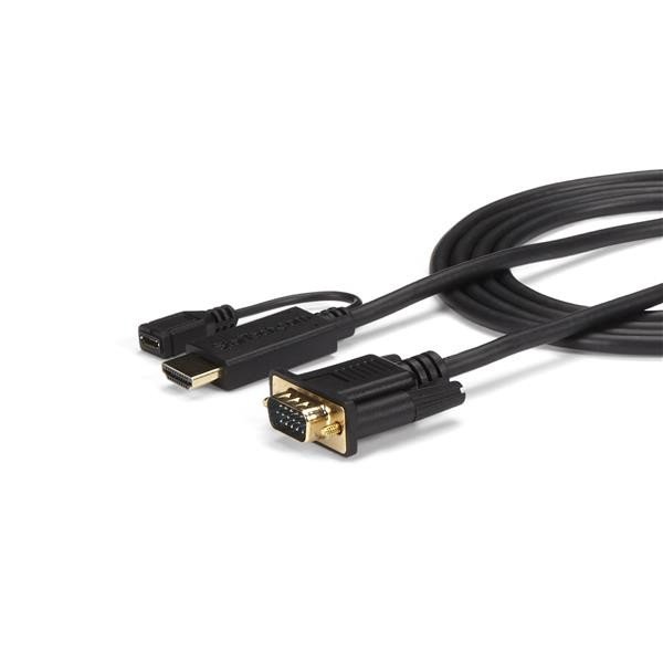Cable Startech de 1.8mts Convertidor Activo HDMI a VGA Adaptador 1920x1200 1080p