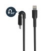 Cable Startech USB a Lightning de 1mts para iPhone/iPad/iPod Certificado MFi de Apple Negro