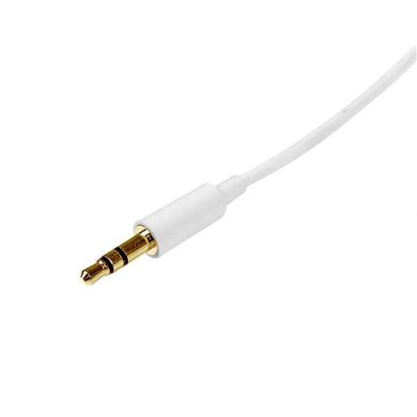 Cable Startech de 3mts Delgado de Audio Estéreo Mini Jack de 3,5mm Macho a Macho