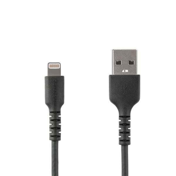 Cable Startech USB Cargador de 2mts para iPhone/iPad/iPod Certificado MFi de Apple Negro