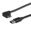 Cable Startech Delgado de 0.5mts Micro USB 3.0 Acodado a la Izquierda a USB A