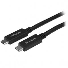 Cable Startech de 2mts USB-C USB 3.0 Certificado con Entrega de Potencia