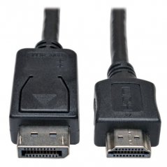 Adaptador Tripp Lite de Cable DisplayPort a HDMI (M/M), 2 mts
