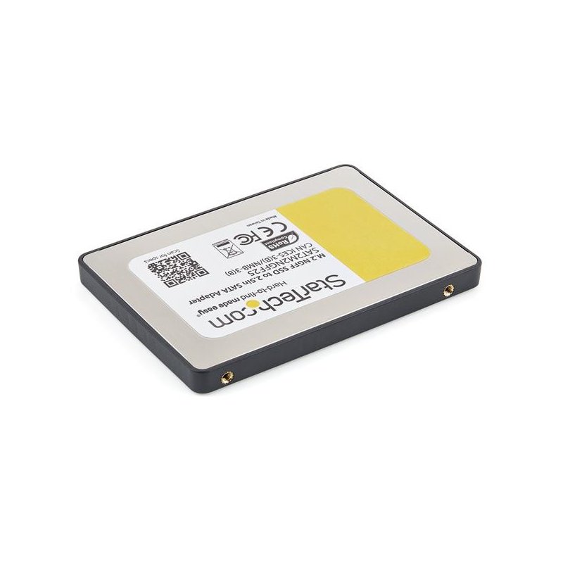 Adaptador Startech SSD M.2 a SATA III de 2,5 Pulgadas con Carcasa Protectora - Conversor NGFF de Unidad SSD