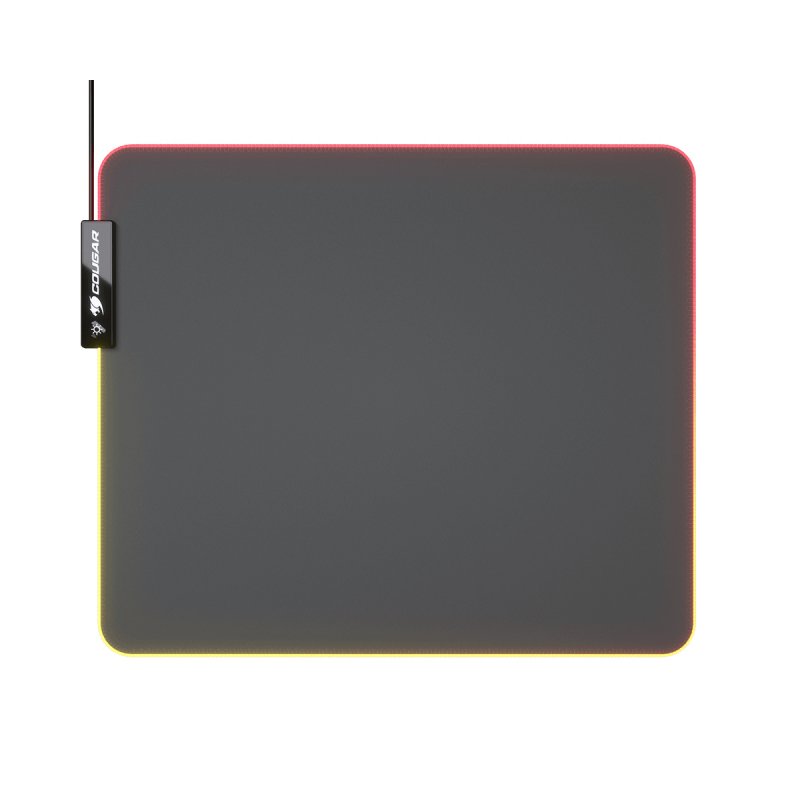 Mousepad Cougar Neon RGB con Iluminación RGB Anti-deslizante Negro
