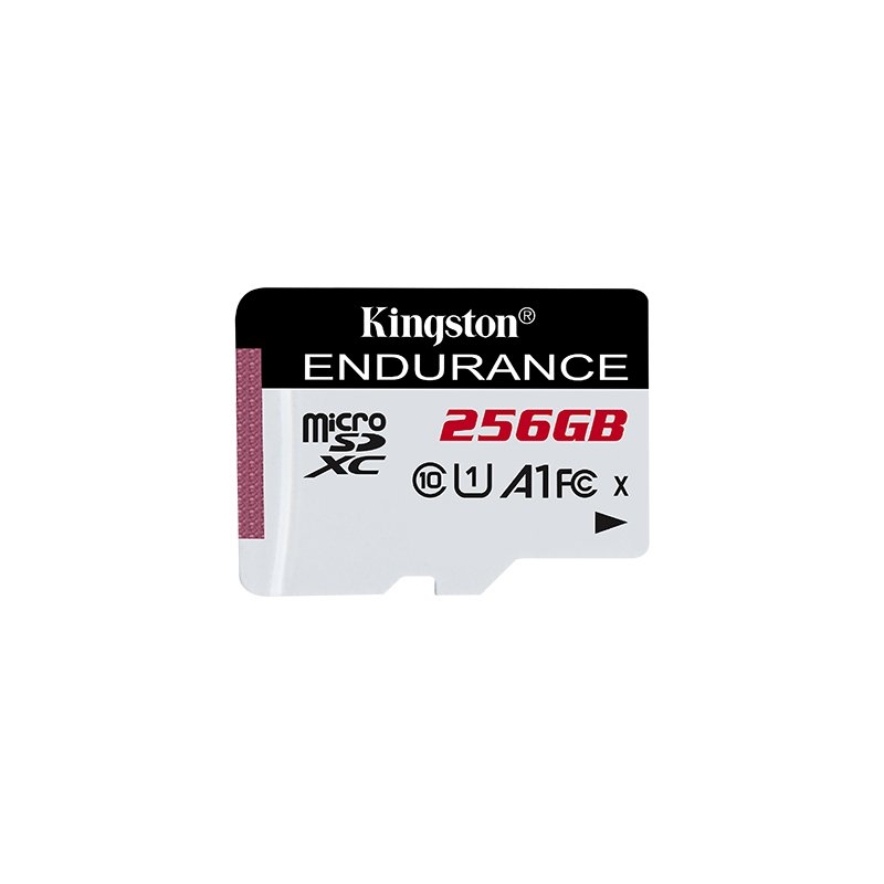 Tarjeta de Memoria Kingston MicroSD High Endurance 256GB 95R/45W Clase 10 A1