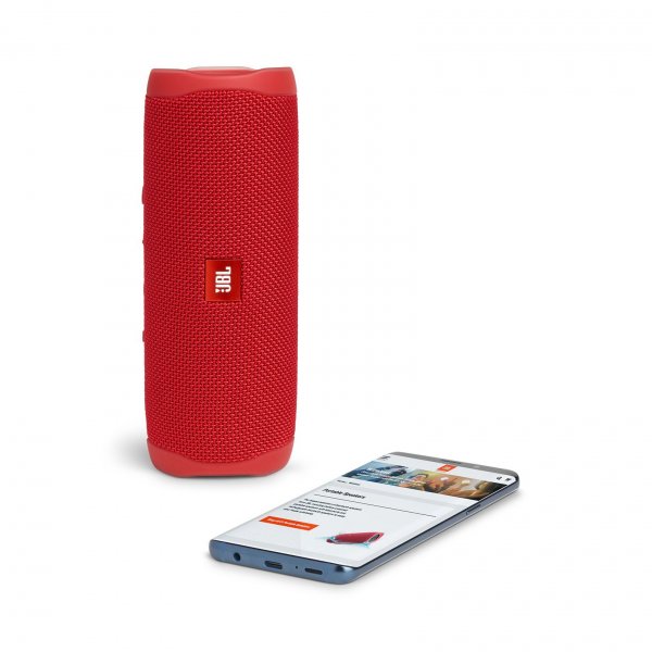 Parlante Portátil Bluetooth Inalámbrico JBL Flip 5 Rojo