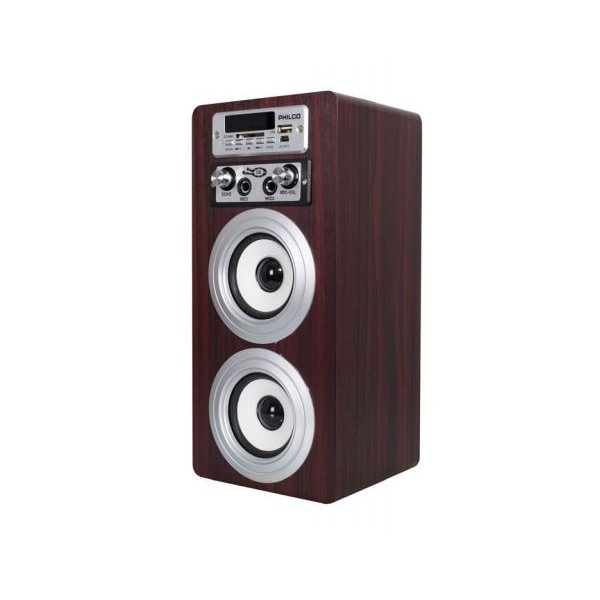 Parlantes Bluetooth Philco Karaoke 757WD Wood